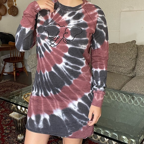 Ivory Ella tie dye dress - Picture 2 of 6